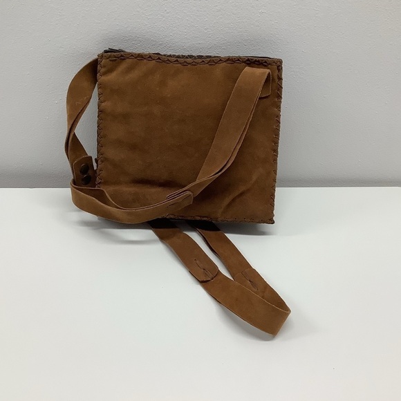 Leather multi colored side bag Preowned - Picture 2 of 4